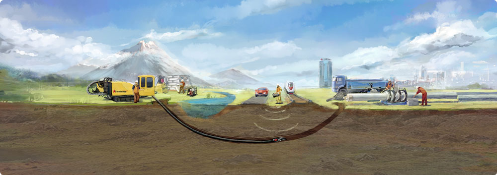 бестраншейная прокладка коммуникаций